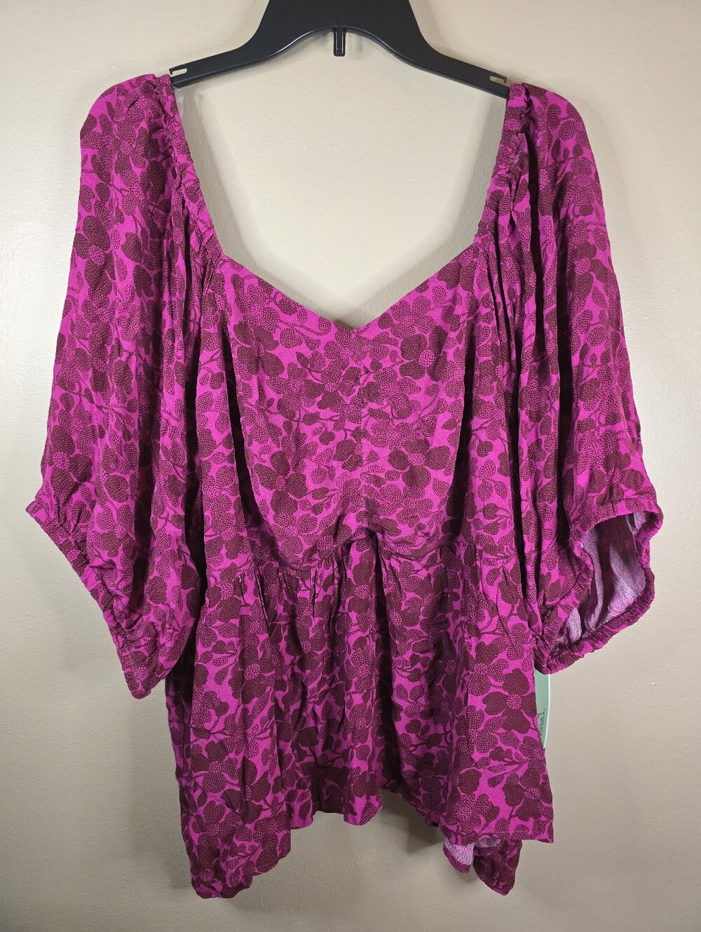 Terra And Sky Smocked Shirt Size 4X